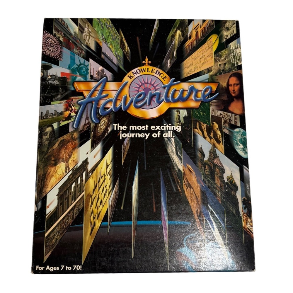 1990s Knowledge Adventure Educational Software CD ROM 8 Disks Vintage PC‎ Game